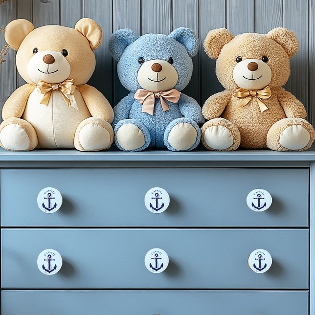 Nautic, Anker Rope Custom Keramikknauf (Von Creator hochgeladen)