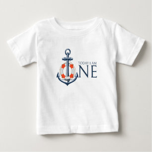 Nautic Baby Boy First Birthday T - Shirt
