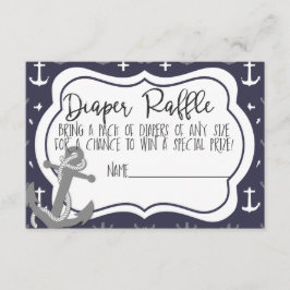 Nautic Baby Shower Boy Ahoy Es ist ein Junge Winde Begleitkarte