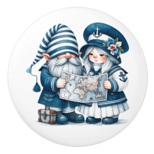 Nautic Beach Gnome Keramikknauf