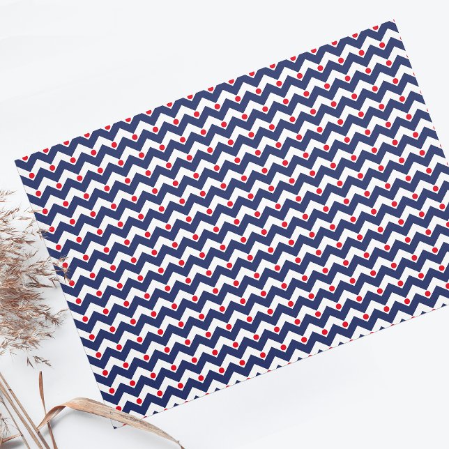 Nautic Blue Anchor Seidenpapier (Von Creator hochgeladen)