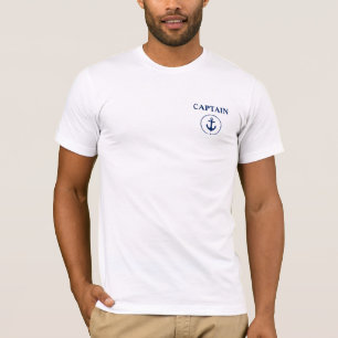 Nautic Captain Anchor Rope T - Shirt White