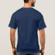 Nautic Captain Name Anchor Blue T - Shirt (Rückseite)