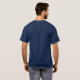 Nautic Captain Name Anchor Blue T - Shirt (Schwarz voll)