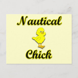Nautic Chick Postkarte