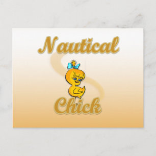Nautic Chick Postkarte
