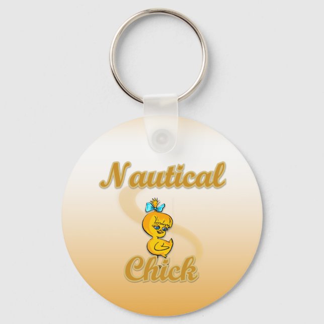 Nautic Chick Schlüsselanhänger (Vorderseite)