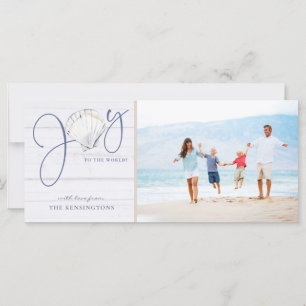 Nautic Christmas Joy Rustic Holiday Foto