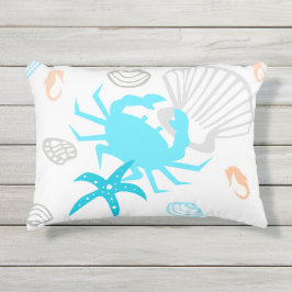 Nautic Coastal Beach Crab Kissen