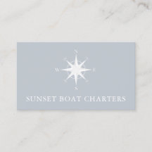 Nautic Compass Light Blue