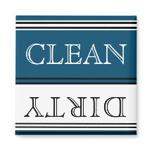 Nautic Dark Aquamarin Blue Disshwasher Dirty Clean