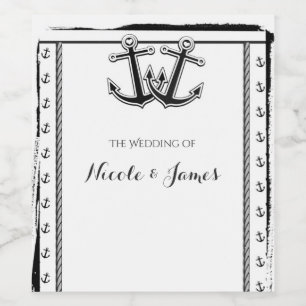 Nautic Liebe Anchors Ristorante La Lanchetta Weinetikett