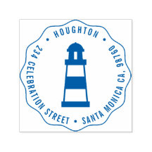 Nautic Lighthouse Round Family Rücksendeadresse