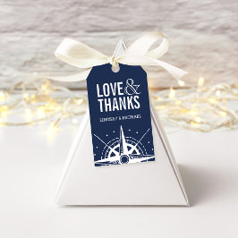 Nautic Modern Gastgeschenk Hochzeit Vielen Dank Geschenkanhänger