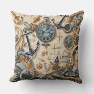 Nautic Mosaic Throw Kissen