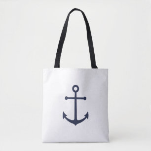 Nautic Navy Blue Anchor