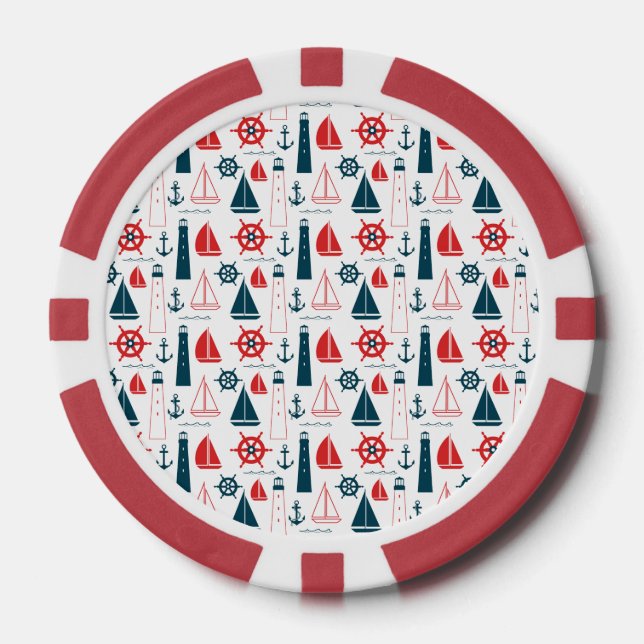 Nautic Patriot Pokerchips (Vorderseite)