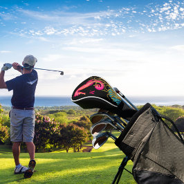 Nautic Pink White Marine Seepferd Golf Headcover