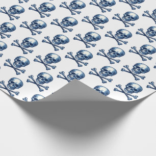 Nautic - Pirate / Skull & Crossbones Geschenkpapier