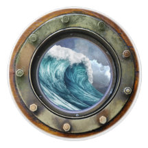 Nautic Porthole Keramik Knobs Drabs Knobs