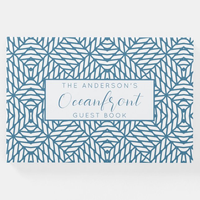 Nautic Rope Knot Airbnb Oceanfront Beach House Gästebuch (Vorderseite)