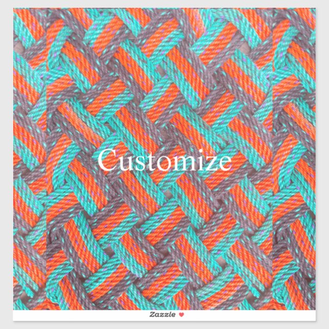 Nautic Rope Mat Thunder_Cove Aufkleber (Blatt)