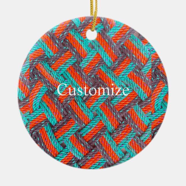 Nautic Rope Mat Thunder_Cove Keramik Ornament (Vorne)