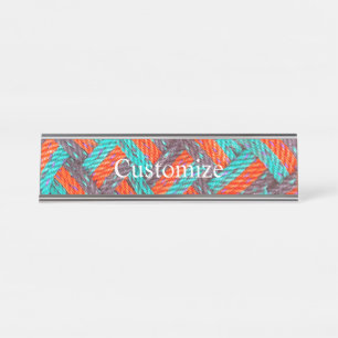Nautic Rope Mat Thunder_Cove Schreibtischnamensplakette