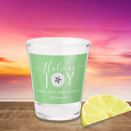 Nautic Sage Green Sand Dollar 3 Foto Weihnachten Schnapsglas