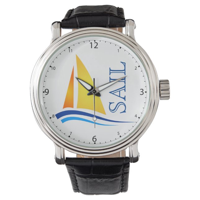 Nautic Sail Modern Armbanduhr (Vorderseite)