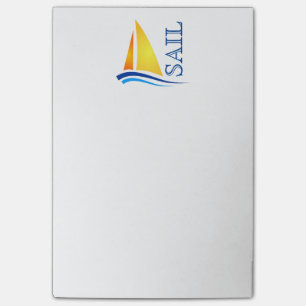 Nautic Sail Modern Post-it Klebezettel