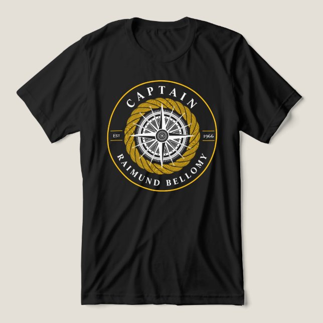 Nautic Sailing Tri-Blend Shirt (Design Vorderseite)