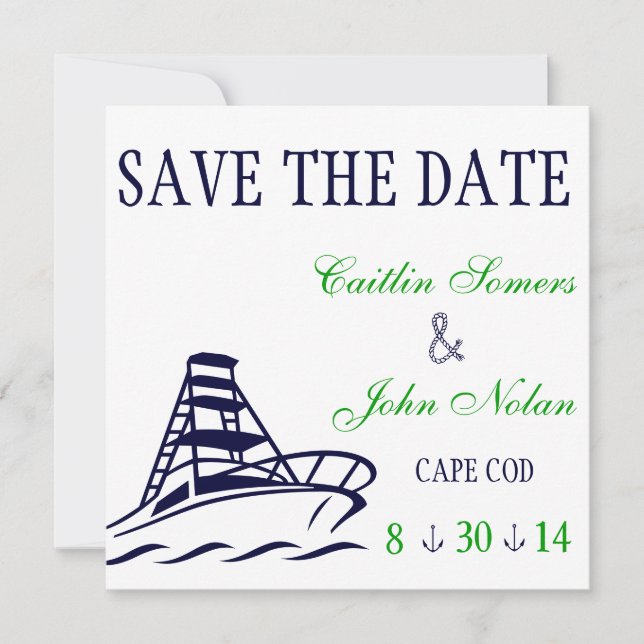 Nautic Save the Date Wedding (Vorderseite)