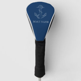 Nautic Spirit Anchor Navy Blue Golf Headcover