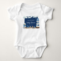 Nautic Theme Baby Shower Baby Bodysuit