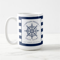 Nautic Themed Sailboat Captain
