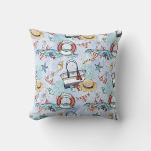 Nautic Throw Pillow Kissen