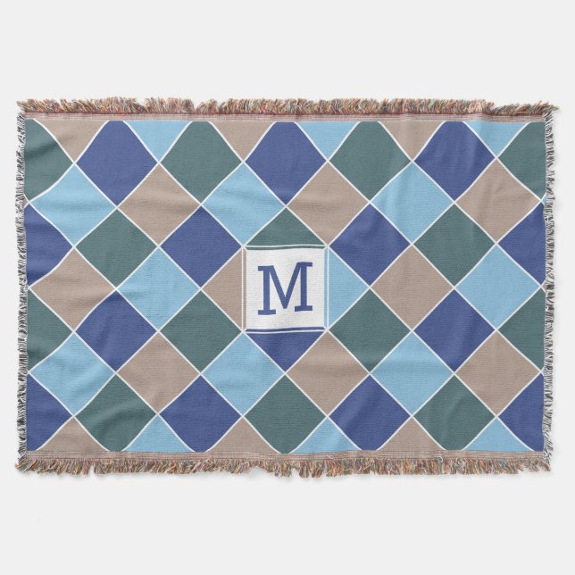 Nautic Tiles Custom Monogram Wire Decke (Vorderseite)