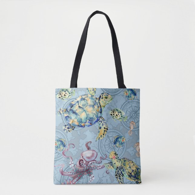 Nautic Under Sea Tote Bag (Vorderseite)