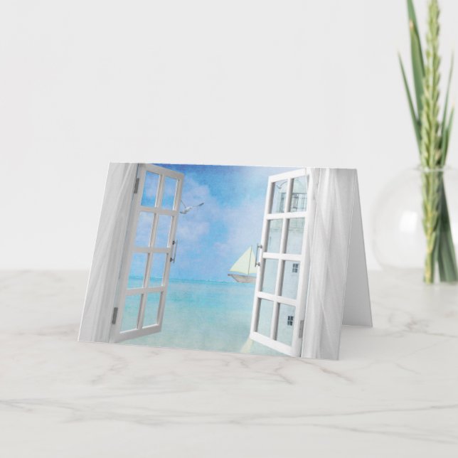 Nautic Window Beileid Karte (Vorderseite)