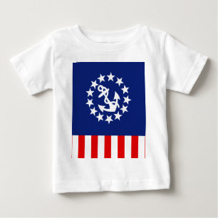Nautical American Yacht Flag Symbol Baby T-shirt
