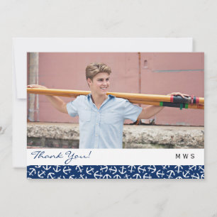 Nautical Anchor Abschluss Class von 2016 Vielen Da Dankeskarte