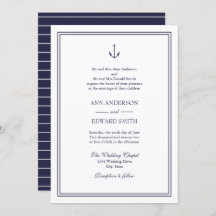 Nautical Anchor Beide Eltern Hochzeitsfeier