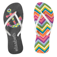 Nautical Anchor Chalkboard mit hellen Chevronen