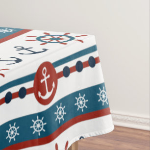 Nautical Anchor Hochzeitstil - Geschenkidee Tischdecke