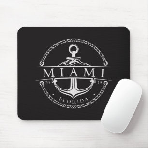 Nautical Anchor Miami Florida 2019 Mousepad