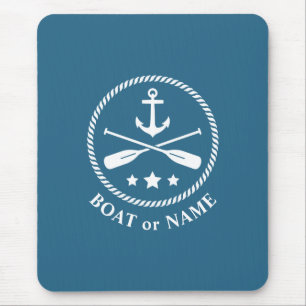 Nautical Anchor & Oars Paddeln Ihr Boot oder Ihren Mousepad