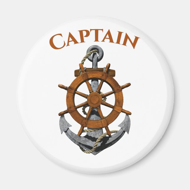 Nautical Anchor und Captain Magnet (Vorne)