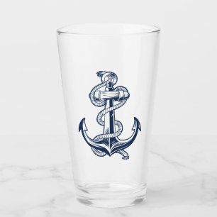 Nautical-Anker-Pintglas Glas