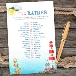 Nautical Baby Dusche würde sie eher spielen